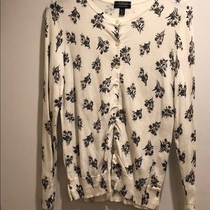 Lands End Cardigan Sweater 100% Supima Cotton